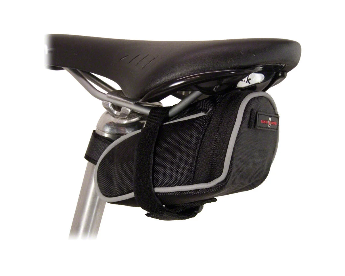 Banjo Brothers Deluxe Saddle Bag (Black) (S)